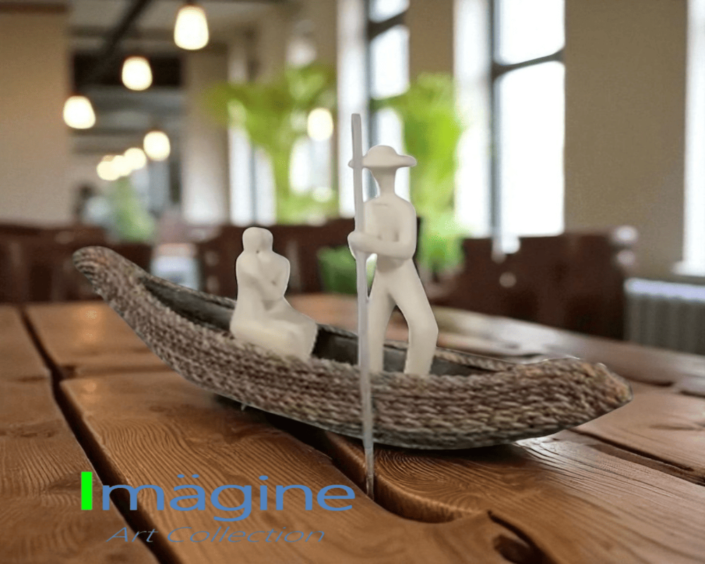 Voyage of Quiet Hearts Stonecast Sculpture Figurine
